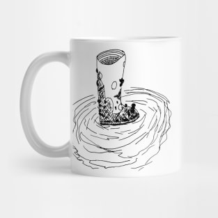 Muddy Boots Ink Design Mug